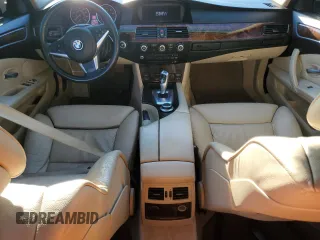 2008 BMW 5 Series 535xi with VIN WBANV93588CZ69801, listed as a Copart auction lot 43981495 with 159,869 mi miles and Salvage Title. Bid and sale history available at carsss.com. Image 8.