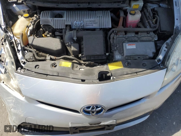 2012 Toyota Prius One with VIN JTDKN3DU6C5418062, listed as a Copart auction lot 52368475 with 115,020 mi miles and Salvage Title. Bid and sale history available at carsss.com. Image 12.