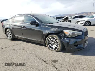 2014 Kia Cadenza Premium with VIN KNALN4D75E5122986, listed as a Copart auction lot 75049884 with 126,125 mi miles and Salvage Title. Bid and sale history available at carsss.com. Image 4.