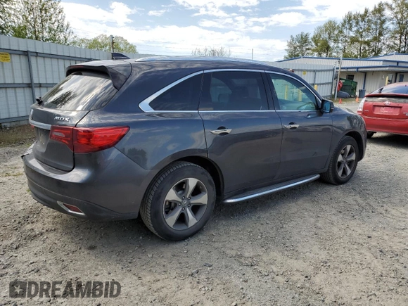 2014 Acura MDX with VIN 5FRYD3H26EB010084, listed as a Copart auction lot 55653775 with 97,461 mi miles and Salvage Title. Bid and sale history available at DreamBid. Image 3.