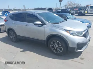 2020 Honda CR-V EX-L z VIN 2HKRW1H80LH423156, wystawiony jako IAAI lot #42135037 z przebiegiem 55 648 mil mil oraz . Historia ofert i sprzedaży dostępna na DreamBid. Obrazek 1.