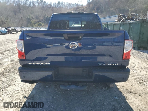2022 Nissan Titan S with VIN 1N6AA1EC4NN107425, listed as a Copart auction lot 48291485 with 19,904 mi miles and Salvage title. Bid and sale history available at DreamBid. Image 6.