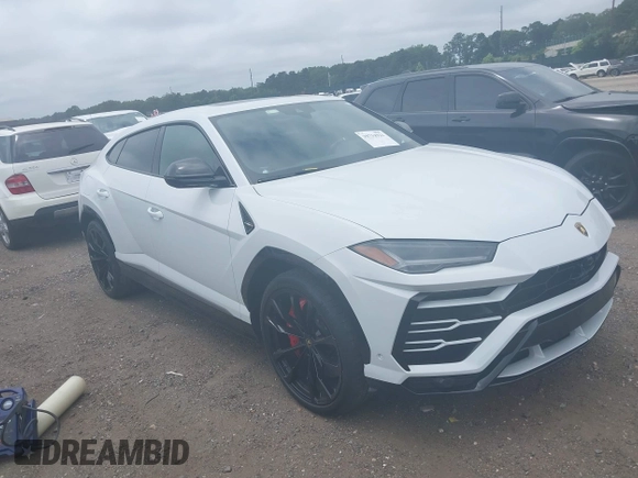 2020 Lamborghini Urus z VIN ZPBUA1ZL9LLA10233, wystawiony jako IAAI lot #39731921 z przebiegiem 41 071 mil mil oraz . Historia ofert i sprzedaży dostępna na DreamBid. Obrazek 1.