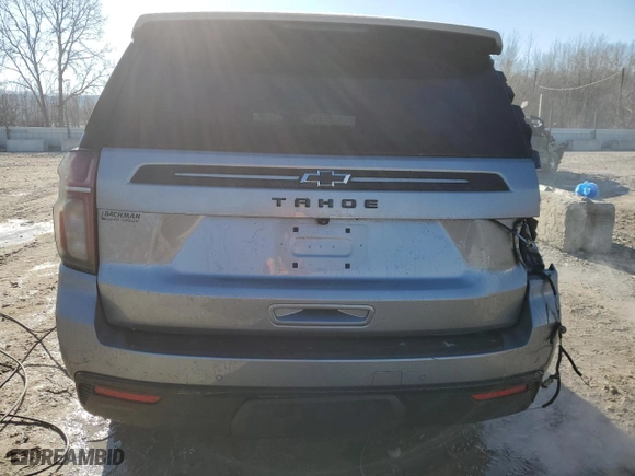 2023 Chevrolet Tahoe Z71 with VIN 1GNSKPKD6PR474169, listed as a Copart auction lot 45186835 with 58,611 mi miles and Salvage Title. Bid and sale history available at carsss.com. Image 6.