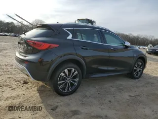 2018 Infiniti QX30 Luxury with VIN SJKCH5CR1JA044207, listed as a Copart auction lot 45310345 with Not provided miles and Salvage title. Bid and sale history available at DreamBid. Image 3.