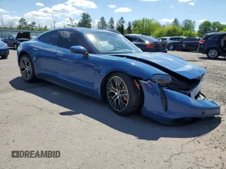 2021 Porsche Taycan 4S z VIN WP0AB2Y13MSA41808, wystawiony jako Copart lot #55977135 z przebiegiem 28 724 mil mil oraz Szkoda całkowita • Salvage title. Historia ofert i sprzedaży dostępna na DreamBid. Obrazek 4.