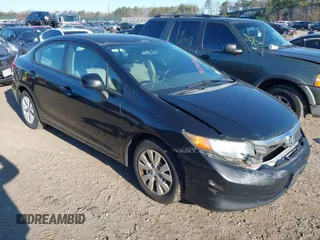 2012 Honda Civic Sdn LX with VIN 2HGFB2F57CH556813, listed as a IAAI auction lot 42048557 with 178,541 mi miles. Bid and sale history available at carsss.com. Image 1.