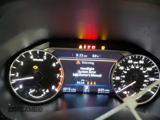 2025 Nissan Altima SV with VIN 1N4BL4DW6SN325916, listed as a Copart auction lot 43332525 with 6,910 mi miles and Salvage Title. Bid and sale history available at DreamBid. Image 9.