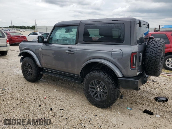 2023 Ford Bronco with VIN 1FMDE5CH0PLA84438, listed as a Copart auction lot 71636534 with 13,304 mi miles and Salvage Title. Bid and sale history available at carsss.com. Image 2.
