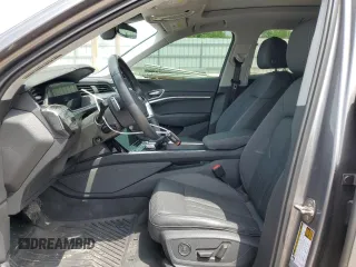 2021 Audi e-tron Premium Plus with VIN WA1LAAGE2MB020871, listed as a Copart auction lot 58136355 with 35,562 mi miles and Salvage title. Bid and sale history available at DreamBid. Image 7.