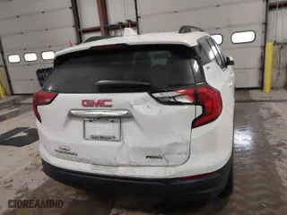 2020 GMC Terrain SLE with VIN 3GKALTEV2LL343745, listed as a IAAI auction lot 41500328 with 53,106 mi miles. Bid and sale history available at carsss.com. Image 16.