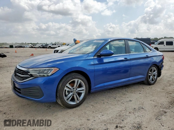 2024 Volkswagen Jetta SE with VIN 3VWEM7BU9RM007894, listed as a Copart auction lot 59669815 with 35,023 mi miles and Salvage title. Bid and sale history available at DreamBid. Image 1.