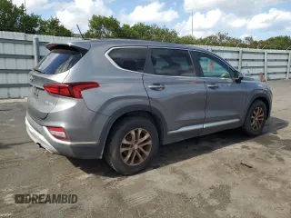 2019 Hyundai Santa Fe SE with VIN 5NMS23ADXKH070632, listed as a Copart auction lot 55621455 with 185,663 mi miles and Clean Title. Bid and sale history available at carsss.com. Image 3.