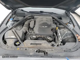 2018 Genesis G80 3.8L with VIN KMHGN4JE2JU223020, listed as a Copart auction lot 36755974 with 132,785 mi miles. Bid and sale history available at carsss.com. Image 11.
