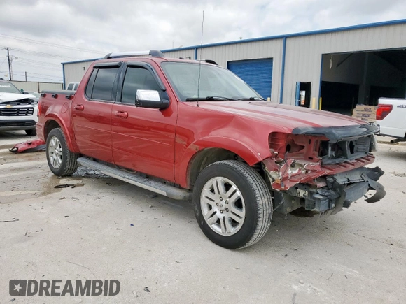 2008 Ford Explorer Sport Trac Limited with VIN 1FMEU33E08UB27060, listed as a Copart auction lot 58829025 with 86,251 mi miles and Salvage title. Bid and sale history available at DreamBid. Image 4.