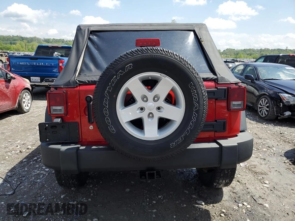 2008 Jeep Wrangler Unlimited X с VIN 1J4GA39138L611878, выставлен на аукционе Copart как лот 54682225 с пробегом 113 214 миль миль и Списание • Salvage title. История ставок и продаж доступна на DreamBid. Изображение 6.