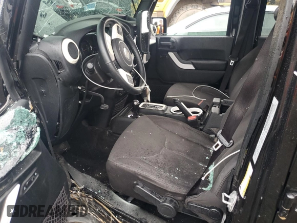 2017 Jeep Wrangler Unlimited Sport with VIN 1C4BJWDG7HL747010, listed as a Copart auction lot 64274405 with 61,602 mi miles and Salvage title. Bid and sale history available at DreamBid. Image 7.