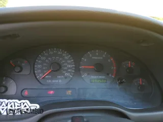 2002 Ford Mustang GT Deluxe with VIN 1FAFP42X72F136641, listed as a Copart auction lot 59294015 with 189,350 mi miles and Salvage title. Bid and sale history available at DreamBid. Image 9.