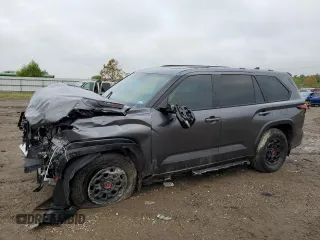 2024 Toyota Sequoia SR5 with VIN 7SVAAABA7RX046755, listed as a Copart auction lot 78399534 with 1,892 mi miles and Salvage Title. Bid and sale history available at carsss.com. Image 1.
