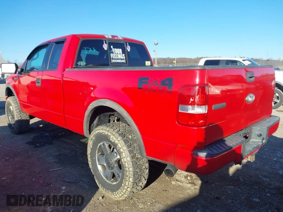 2004 Ford F-150 XLT with VIN 1FTPX14524NA28252, listed as a IAAI auction lot 41753719 with 165,179 mi miles. Bid and sale history available at carsss.com. Image 3.