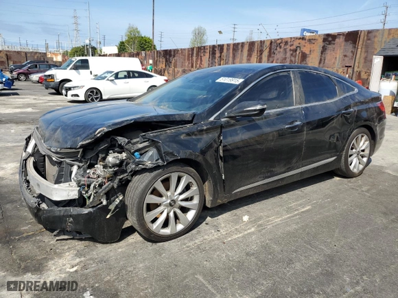 2015 Hyundai Azera Limited with VIN KMHFH4JG1FA453211, listed as a Copart auction lot 51019915 with 122,712 mi miles and Salvage Title. Bid and sale history available at carsss.com. Image 1.