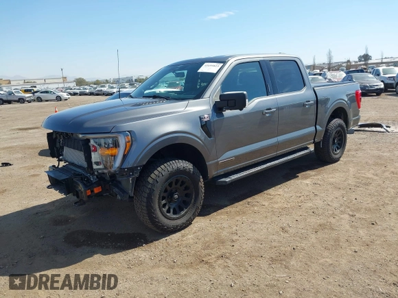 2023 Ford F-150 XL with VIN 1FTFW1ED9PFA46525, listed as a IAAI auction lot 41695823 with 19,897 mi miles. Bid and sale history available at carsss.com. Image 18.