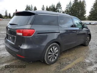 2018 Kia Sedona EX with VIN KNDMC5C13J6390021, listed as a Copart auction lot 43594355 with 101,305 mi miles and Salvage Title. Bid and sale history available at carsss.com. Image 3.