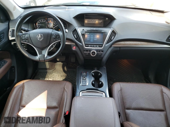 2019 Acura MDX Technology with VIN 5J8YD4H54KL003159, listed as a Copart auction lot 60716275 with 40,992 mi miles and Salvage title. Bid and sale history available at DreamBid. Image 8.