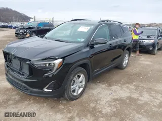 2019 GMC Terrain SLE with VIN 3GKALTEV6KL101474, listed as a IAAI auction lot 41756850 with 48,902 mi miles. Bid and sale history available at carsss.com. Image 2.