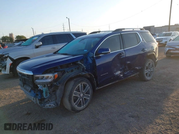 2023 GMC Acadia SLT with VIN 1GKKNMLS3PZ257713, listed as a IAAI auction lot 41988941 with 17,122 mi miles and . Bid and sale history available at DreamBid. Image 17.