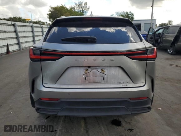 2022 Lexus NX with VIN 2T2GGCEZXNC010403, listed as a Copart auction lot 47100295 with 46,098 mi miles and Salvage Title. Bid and sale history available at carsss.com. Image 6.