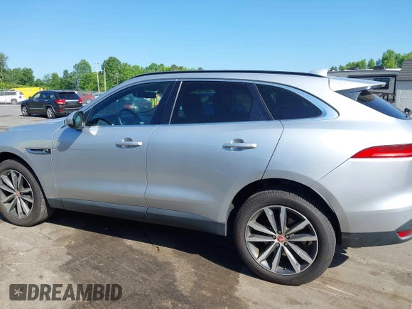 2018 Jaguar F-Pace 35t Prestige with VIN SADCK2EV7JA252495, listed as a IAAI auction lot 42182757 with 48,230 mi miles and . Bid and sale history available at DreamBid. Image 15.