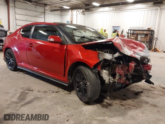 2016 Scion tC with VIN JTKJF5C71GJ025933, listed as a IAAI auction lot 41829097 with 89,728 mi miles. Bid and sale history available at carsss.com. Image 1.