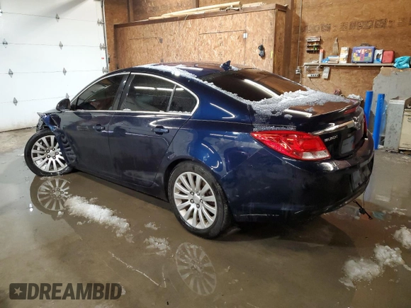 2011 Buick Regal CXL RL1 with VIN 2G4GN5ECXB9176672, listed as a Copart auction lot 82751464 with Not Provided miles and Salvage Title. Bid and sale history available at DreamBid. Image 2.