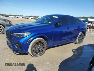 2022 BMW X6 M with VIN 5YMCY0C06N9M63613, listed as a Copart auction lot 80464644 with 16,762 mi miles and Clean Title. Bid and sale history available at carsss.com. Image 1.