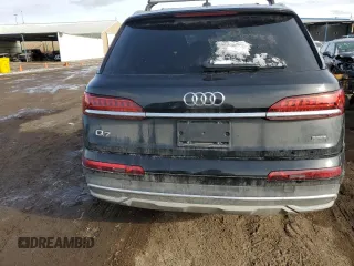 2023 Audi Q7 Premium Plus with VIN WA1LXBF71PD027682, listed as a Copart auction lot 86593014 with 0 mi miles and Salvage Title. Bid and sale history available at carsss.com. Image 6.