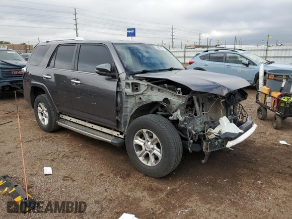 2015 Toyota 4Runner Limited with VIN JTEBU5JR5F5262482, listed as a Copart auction lot 57682185 with 181,877 mi miles and Salvage title. Bid and sale history available at DreamBid. Image 4.