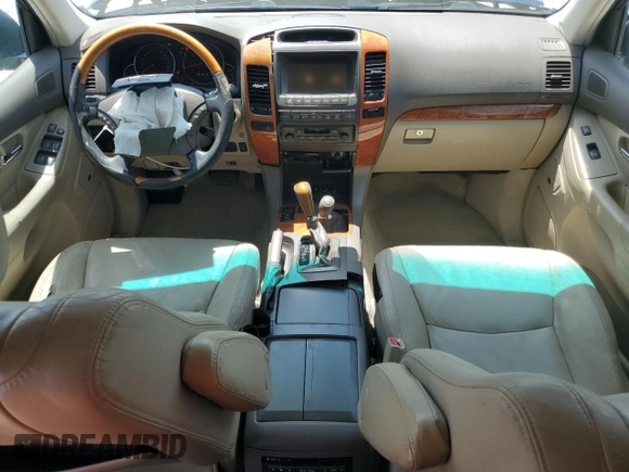 2006 Lexus GX 470 z VIN JTJBT20X760106041, wystawiony jako Copart lot #55896065 z przebiegiem 243 693 mil mil oraz Szkody całkowita. Historia ofert i sprzedaży dostępna na DreamBid. Obrazek 8.