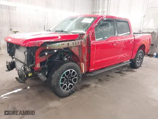 2023 Ford F-150 XL with VIN 1FTEW1EP1PKF53349, listed as a IAAI auction lot 41716758 with 12,428 mi miles. Bid and sale history available at carsss.com. Image 2.