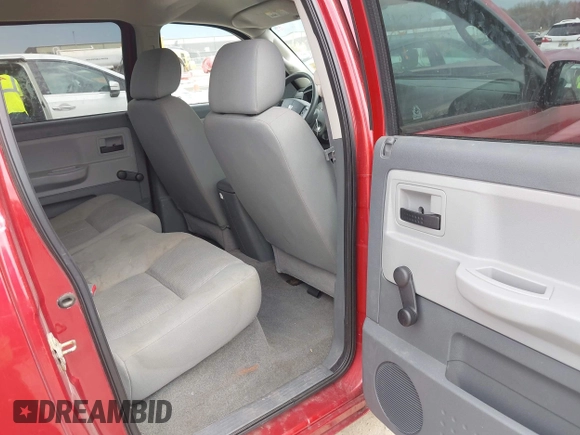 2006 Dodge Dakota ST with VIN 1D7HE28K06S636250, listed as a IAAI auction lot 41996544 with 74,995 mi miles and . Bid and sale history available at carsss.com. Image 8.