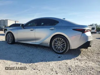 2023 Lexus IS 300 with VIN JTHDA1D28P5127204, listed as a Copart auction lot 42955265 with 8,791 mi miles and Non repairable. Bid and sale history available at DreamBid. Image 2.
