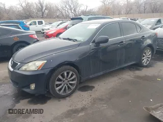 2007 Lexus IS 250 with VIN JTHCK262172012313, listed as a IAAI auction lot 41420035 with 219,830 mi miles. Bid and sale history available at carsss.com. Image 18.