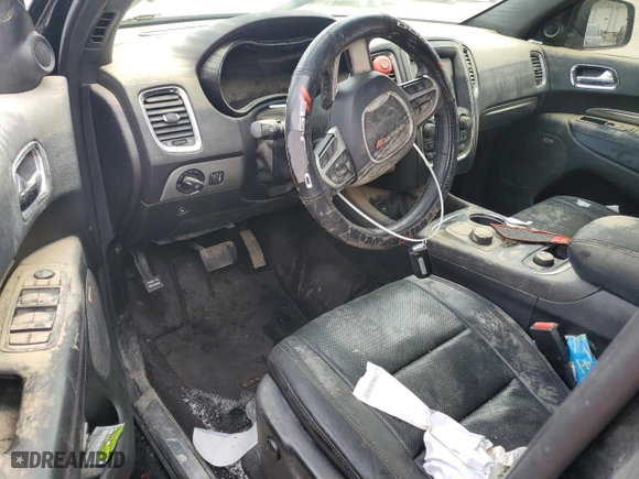 2017 Dodge Durango R/T with VIN 1C4SDJCTXHC652885, listed as a Copart auction lot 46137355 with 0 mi miles and Salvage Title. Bid and sale history available at carsss.com. Image 8.