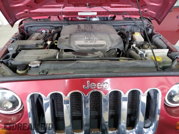 2012 Jeep Wrangler Sport with VIN 1C4AJWAG5CL233049, listed as a Copart auction lot 52328865 with 185,388 mi miles and Salvage title. Bid and sale history available at DreamBid. Image 12.