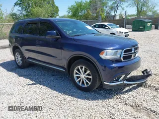 2017 Dodge Durango SXT with VIN 1C4RDJAG9HC623527, listed as a IAAI auction lot 42289268 with 132,871 mi miles and . Bid and sale history available at DreamBid. Image 1.