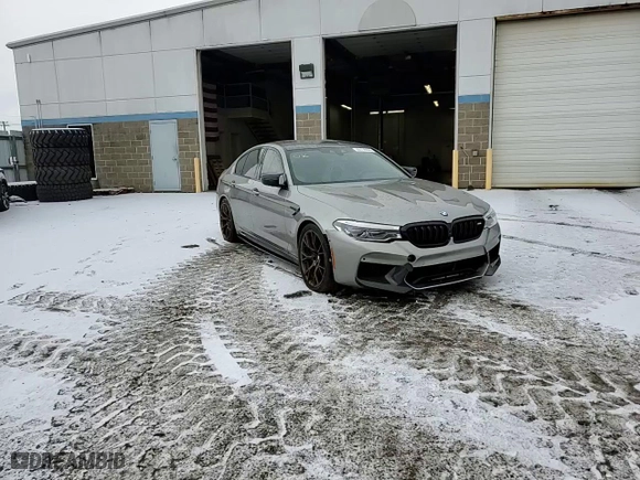 2019 BMW M5 Competition with VIN WBSJF0C52KB448086, listed as a Copart auction lot 86118594 with 46,798 mi miles and Salvage Title. Bid and sale history available at carsss.com. Image 13.