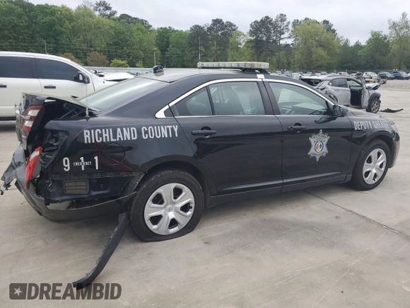 2018 Ford Police Interceptor with VIN 1FAHP2MK6JG123872, listed as a Copart auction lot 51318825 with 142,214 mi miles and Salvage title. Bid and sale history available at DreamBid. Image 3.