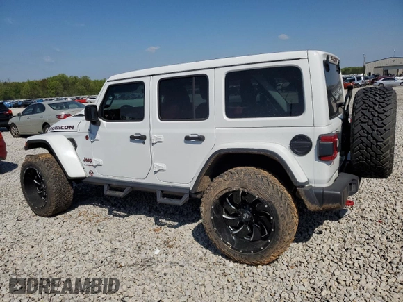 2021 Jeep Wrangler Unlimited Rubicon with VIN 1C4HJXFN3MW634045, listed as a Copart auction lot 52684805 with 34,133 mi miles and Clean Title. Bid and sale history available at DreamBid. Image 2.