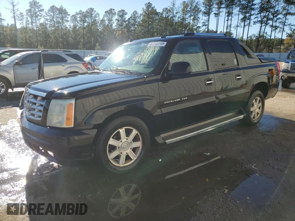 2005 Cadillac Escalade EXT z VIN 3GYEK62N85G111436, wystawiony jako Copart lot #87582245 z przebiegiem Nie podano mil oraz Szkoda całkowita • Salvage title. Historia ofert i sprzedaży dostępna na DreamBid. Obrazek 1.