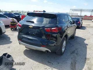 2020 Chevrolet Blazer LT with VIN 3GNKBCRS4LS598669, listed as a IAAI auction lot 42393443 with 94,080 mi miles and . Bid and sale history available at DreamBid. Image 4.